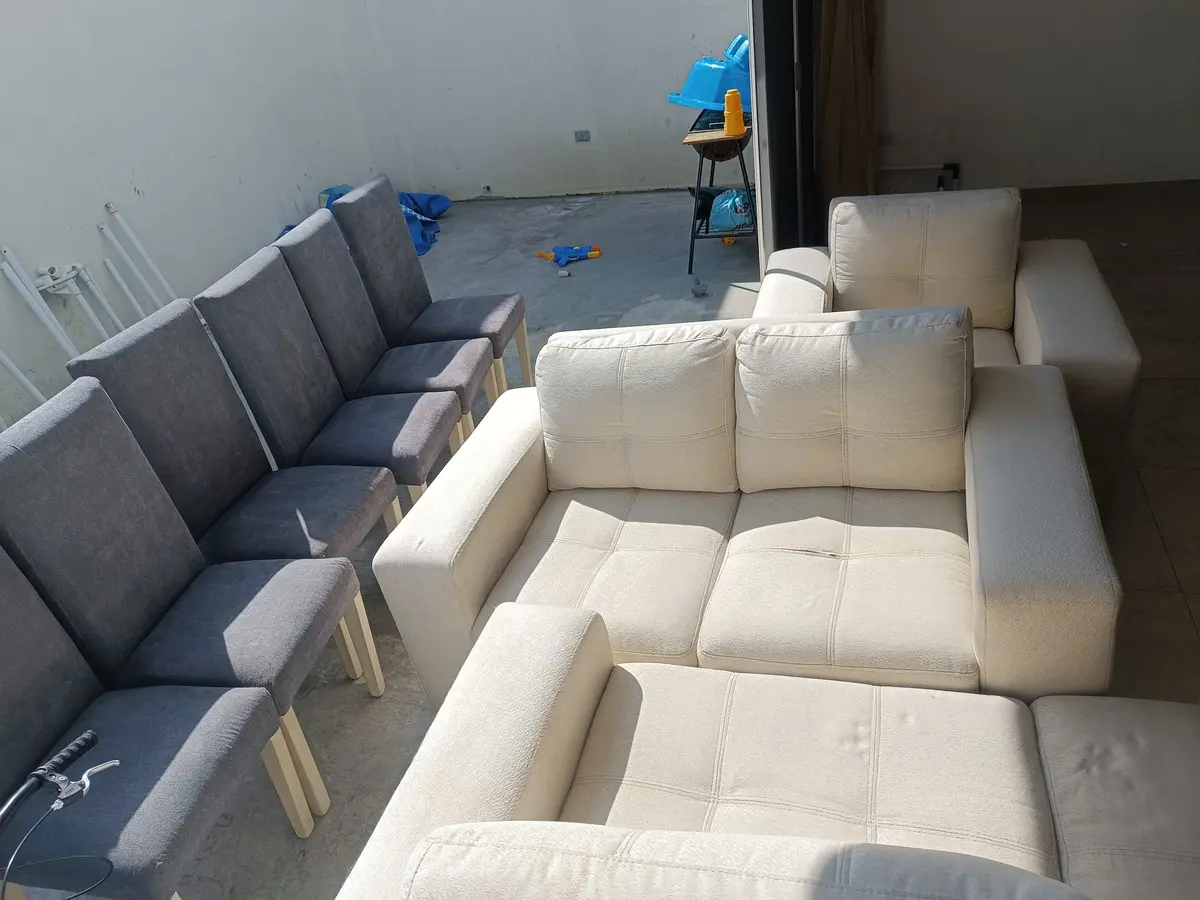 Lavado de muebles en Guayaquil antes y después