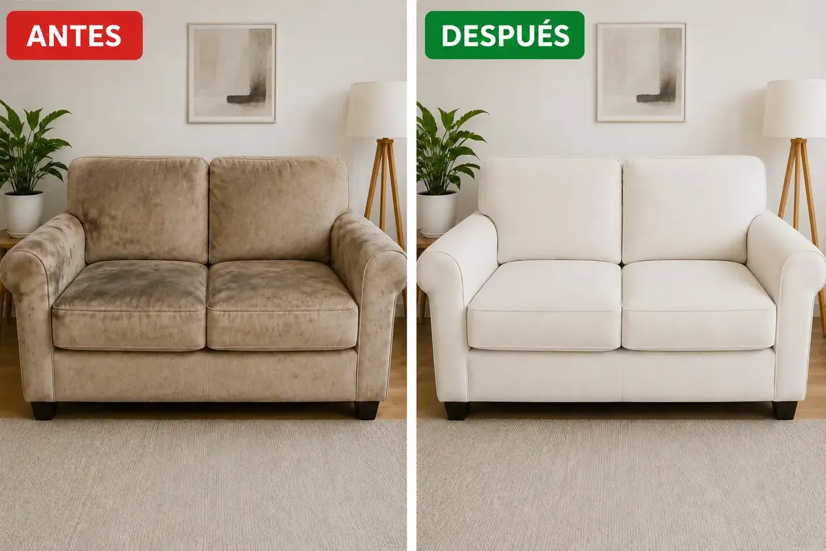 Lavado de muebles en Guayaquil antes y después