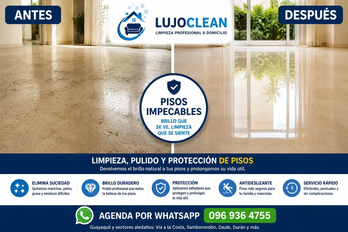 limpieza y pulida de pisos en guayaquil